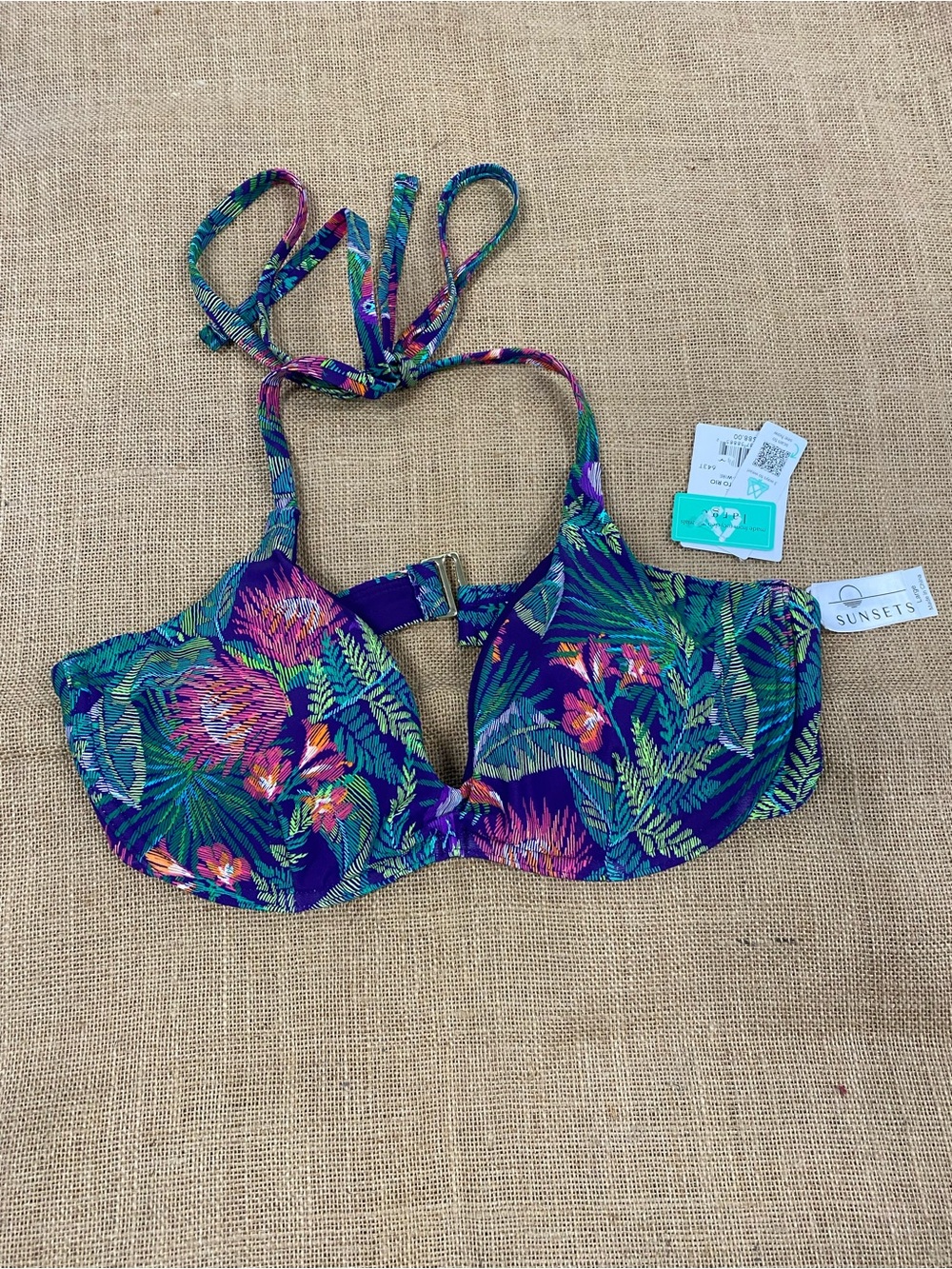 Sunsets Brooke U-Wire Swimsuit Top Welcome To Rio 3 Ways to Wear Large